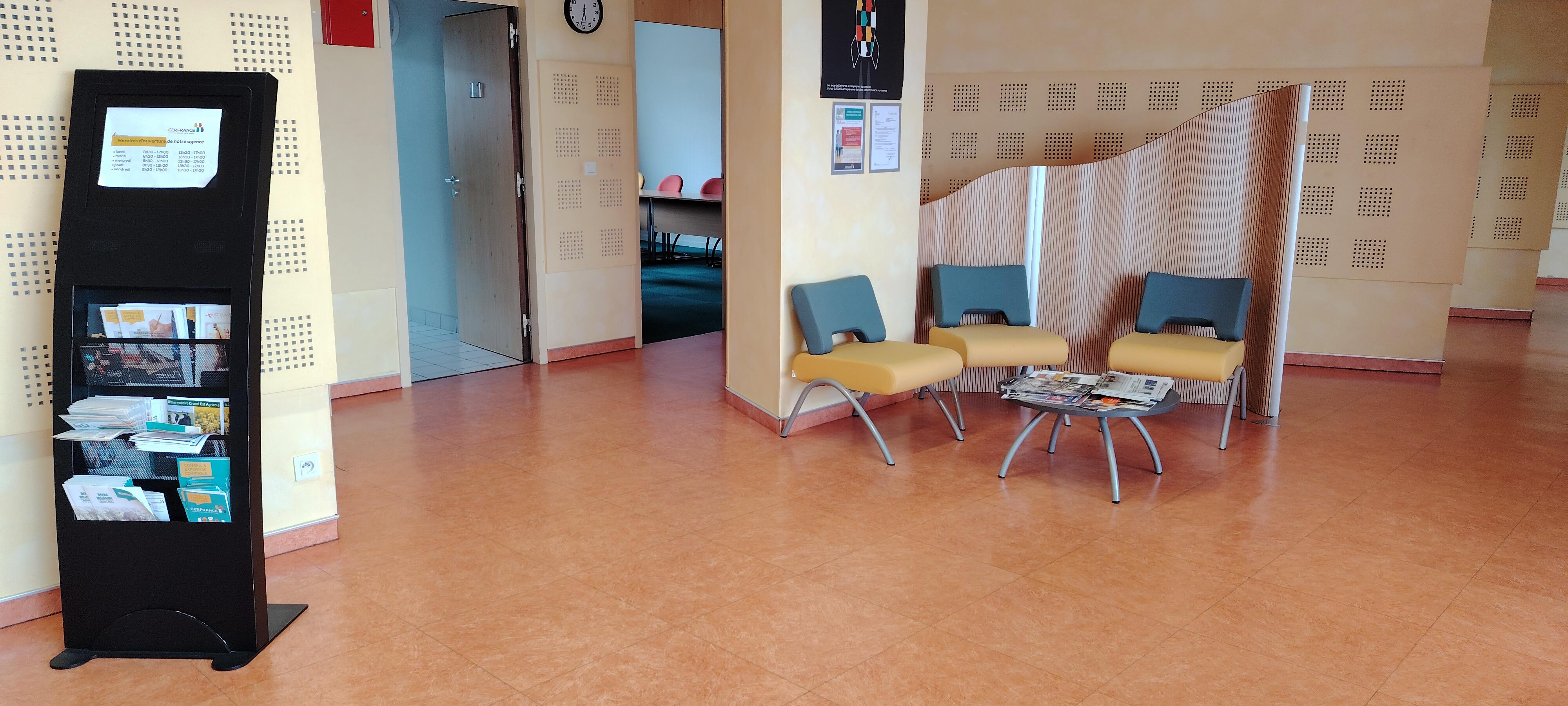 Photo de l'intérieur de l'agence de Nogent-sur-Seine